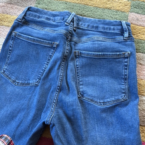 Good American good legs gw873t blue skinny jeans women's size 10/30 - Picture 11 of 14